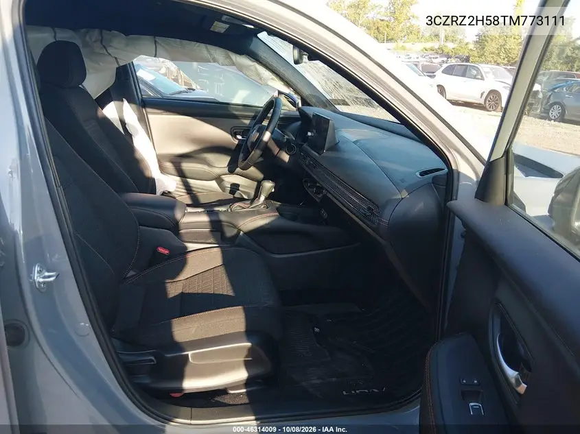 2026 HONDA HR-V VIN 3CZRZ2H58TM773111 — фото 5