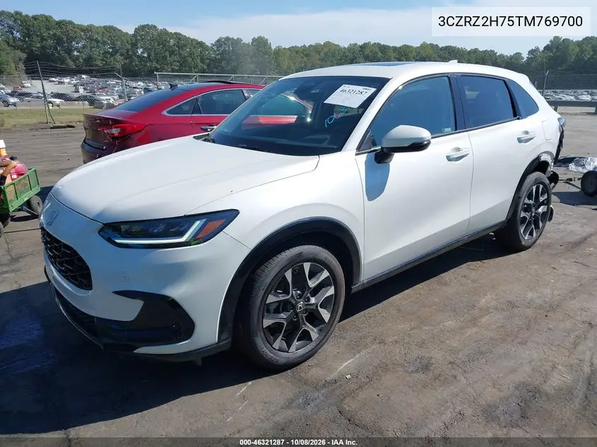 2026 HONDA HR-V VIN 3CZRZ2H75TM769700 — фото 2