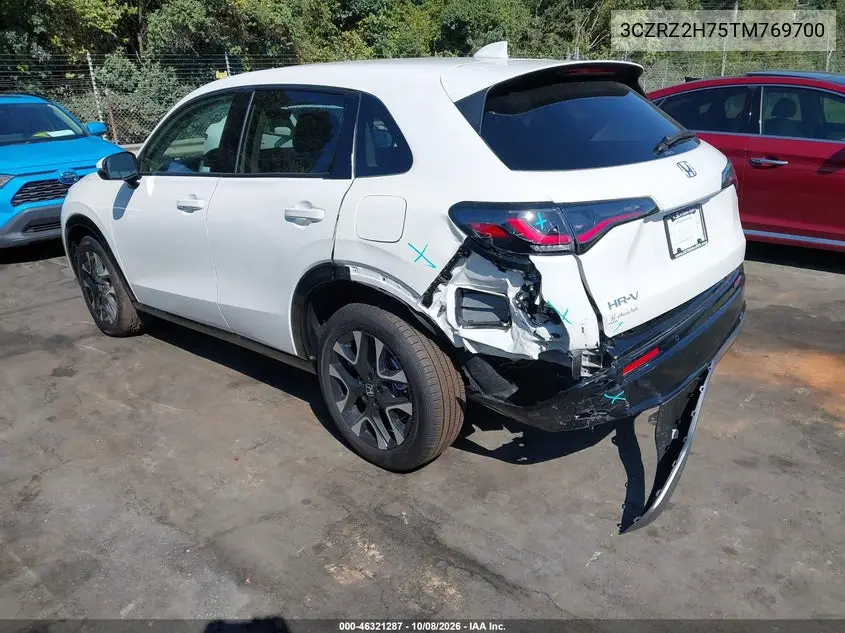 2026 HONDA HR-V VIN 3CZRZ2H75TM769700 — фото 3