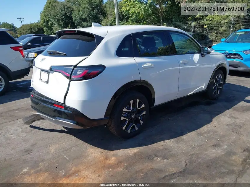 2026 HONDA HR-V VIN 3CZRZ2H75TM769700 — фото 4