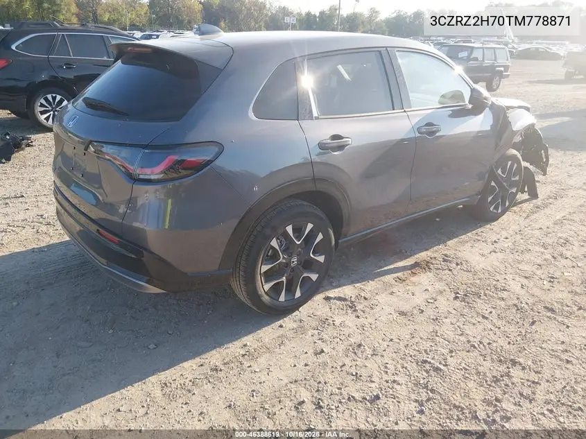 2026 HONDA HR-V VIN 3CZRZ2H70TM778871 — фото 4