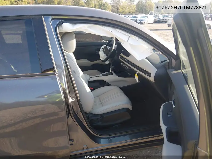 2026 HONDA HR-V VIN 3CZRZ2H70TM778871 — фото 5