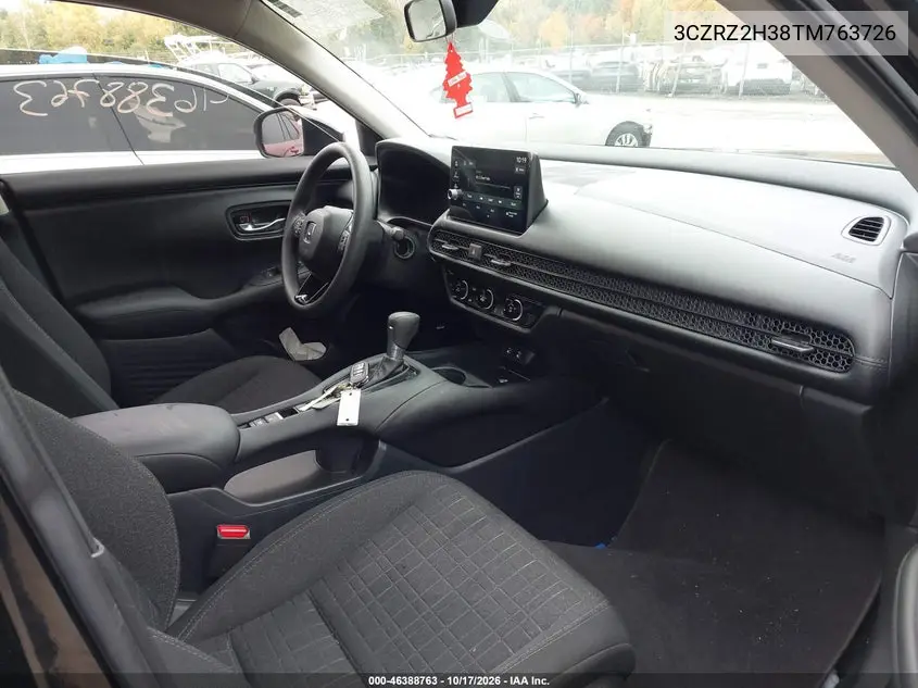 2026 HONDA HR-V VIN 3CZRZ2H38TM763726 — фото 5