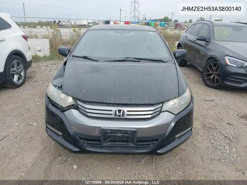 2010 HONDA INSIGHT VIN JHMZE2H53AS800140 — фото 12