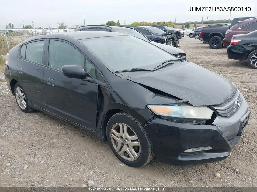 2010 HONDA INSIGHT VIN JHMZE2H53AS800140 — фото 13