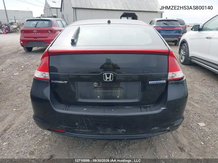 2010 HONDA INSIGHT VIN JHMZE2H53AS800140 — фото 16