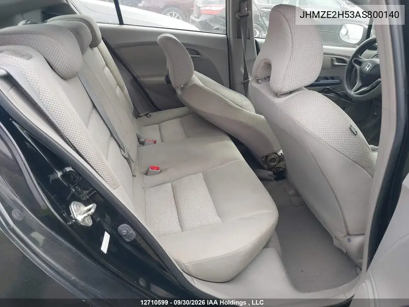 2010 HONDA INSIGHT VIN JHMZE2H53AS800140 — фото 8