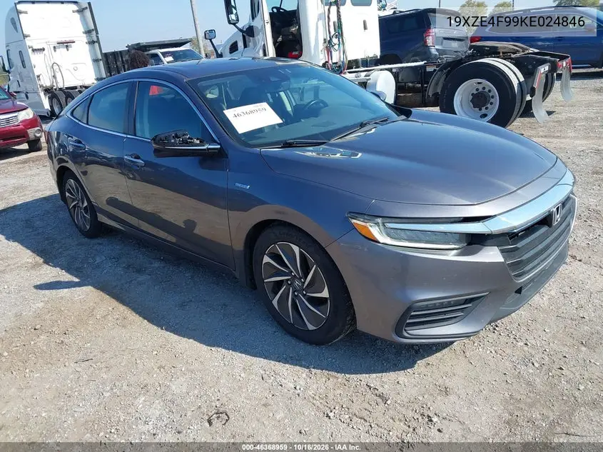 HONDA INSIGHT 2019, VIN 19XZE4F99KE024846