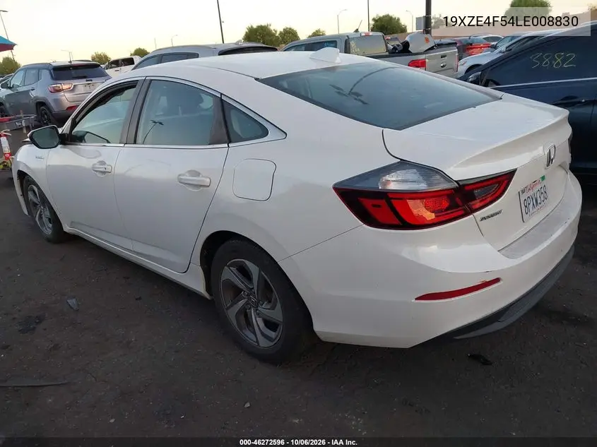 2020 HONDA INSIGHT VIN 19XZE4F54LE008830 — фото 3