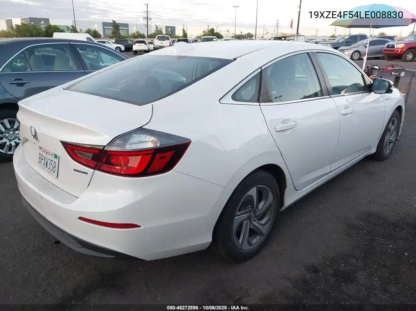 2020 HONDA INSIGHT VIN 19XZE4F54LE008830 — фото 4