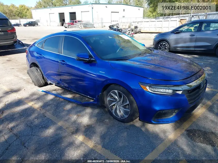 HONDA INSIGHT 2020, VIN 19XZE4F98LE002001