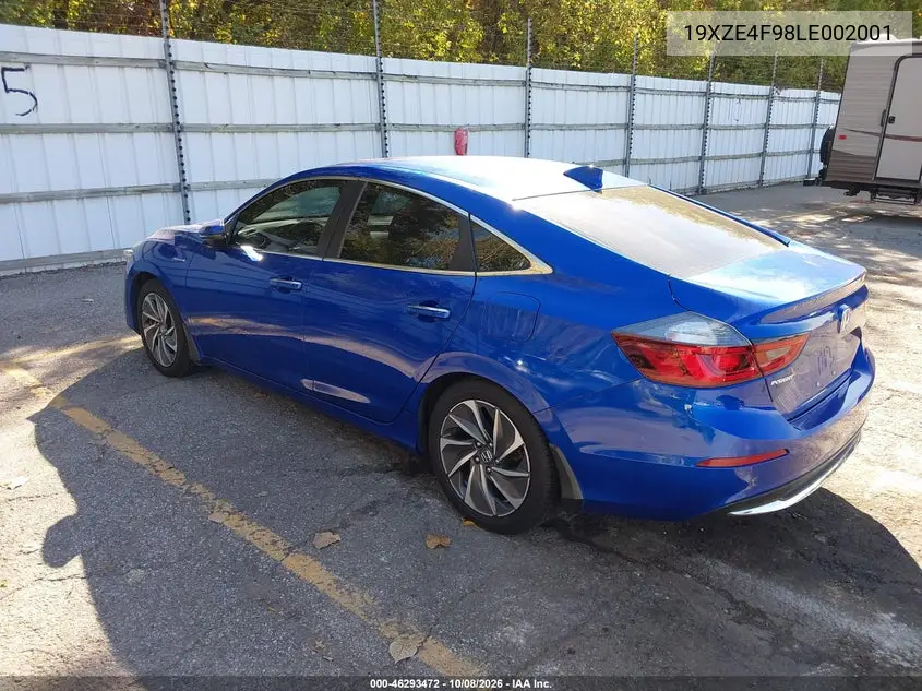 2020 HONDA INSIGHT VIN 19XZE4F98LE002001 — фото 3