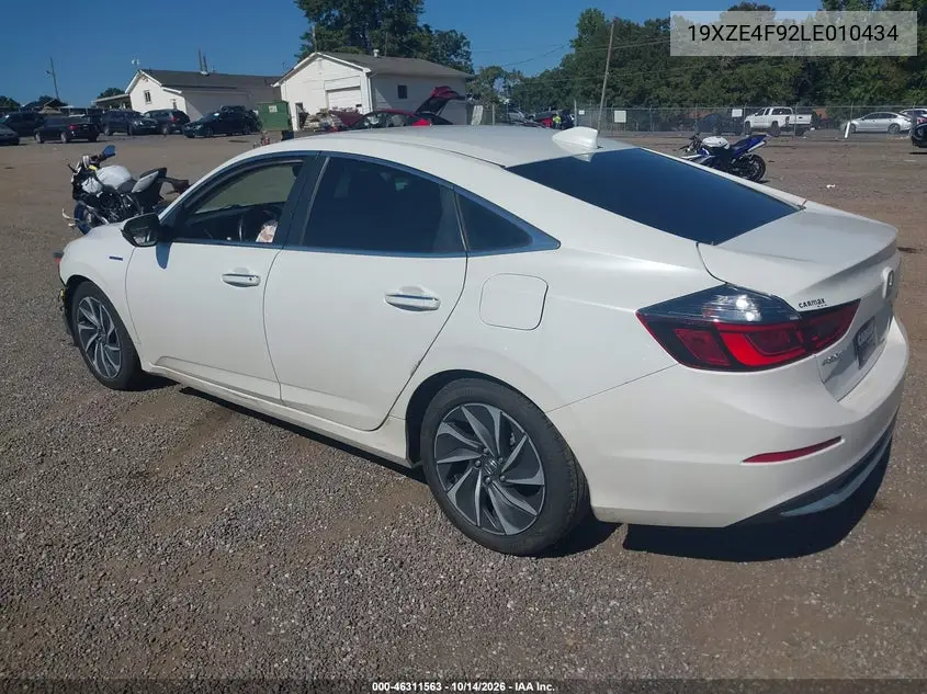2020 HONDA INSIGHT VIN 19XZE4F92LE010434 — фото 3