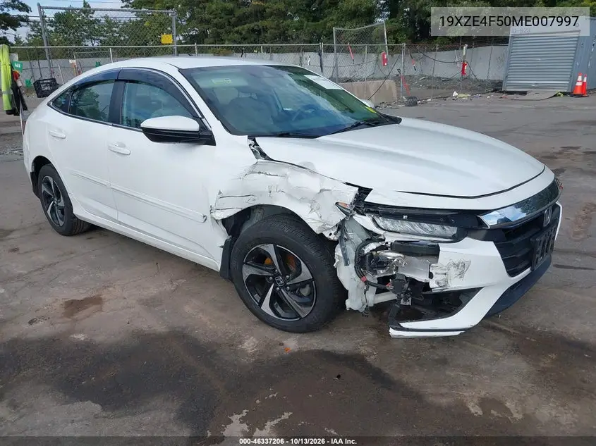 HONDA INSIGHT 2021, VIN 19XZE4F50ME007997