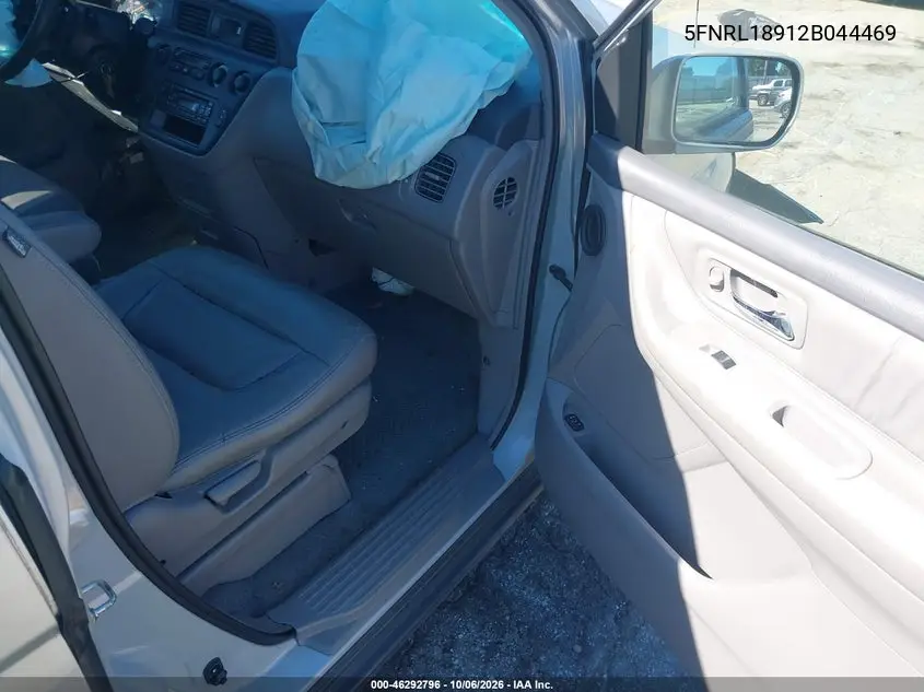 2002 HONDA ODYSSEY VIN 5FNRL18912B044469 — фото 5