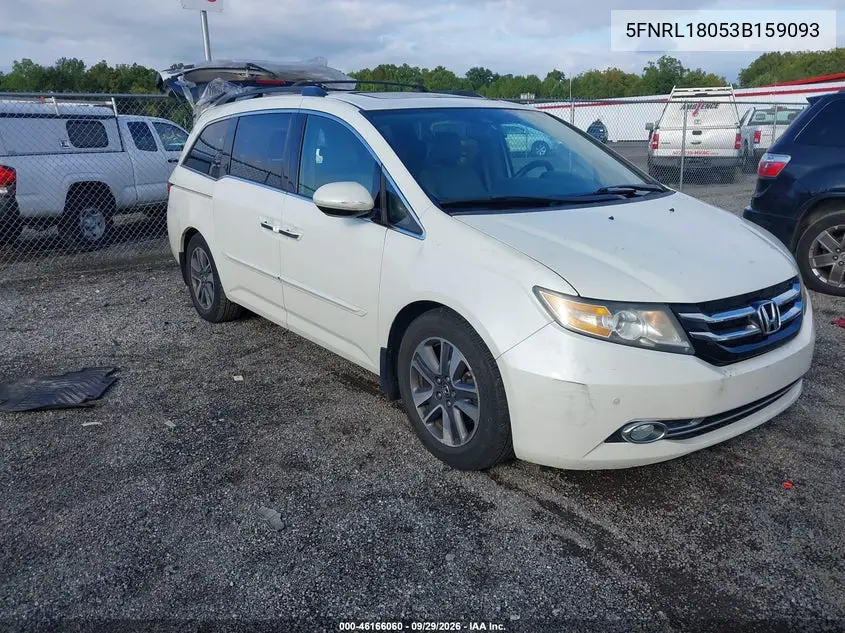 HONDA ODYSSEY 2003, VIN 5FNRL18053B159093