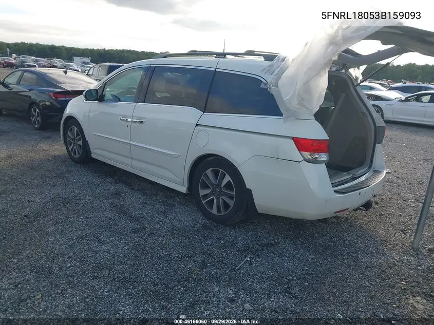 2003 HONDA ODYSSEY VIN 5FNRL18053B159093 — фото 3