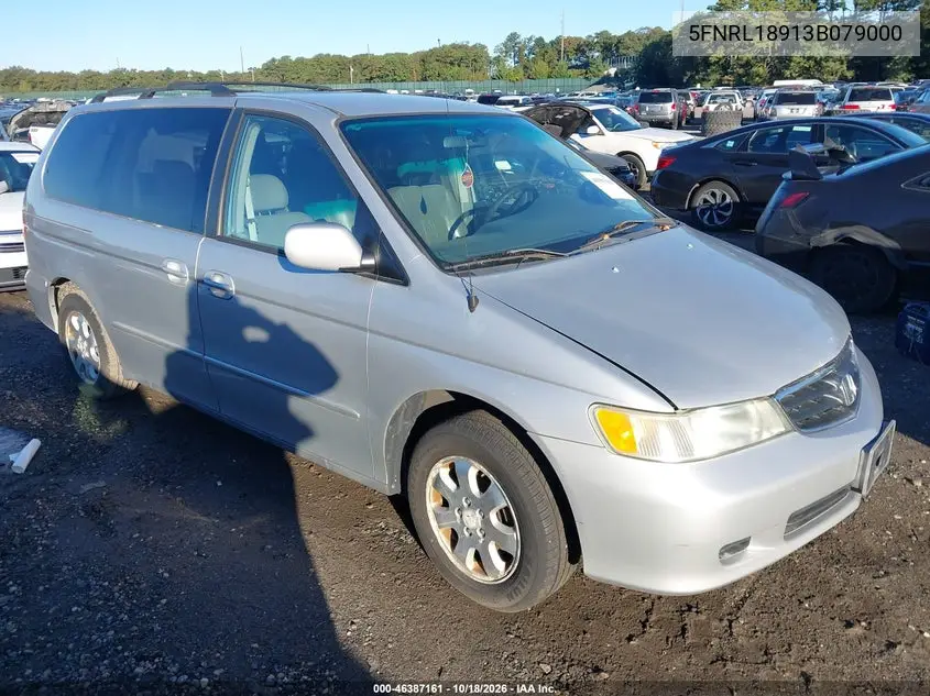 HONDA ODYSSEY 2003, VIN 5FNRL18913B079000