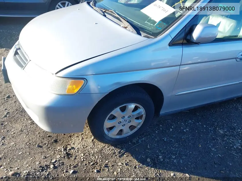 2003 HONDA ODYSSEY VIN 5FNRL18913B079000 — фото 6