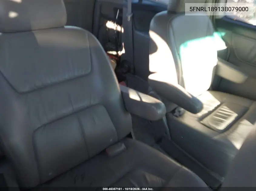 2003 HONDA ODYSSEY VIN 5FNRL18913B079000 — фото 8