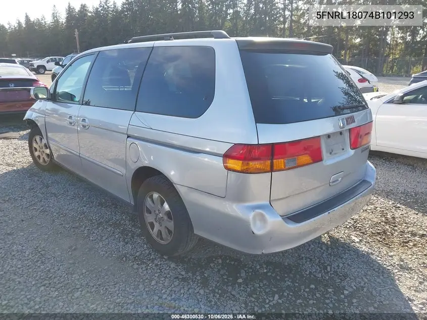 2004 HONDA ODYSSEY VIN 5FNRL18074B101293 — фото 3