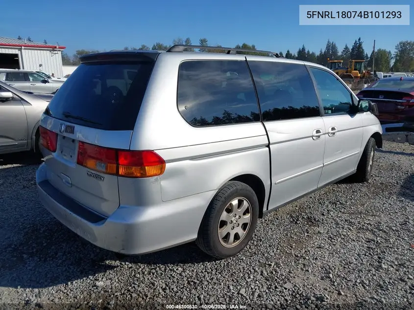 2004 HONDA ODYSSEY VIN 5FNRL18074B101293 — фото 4