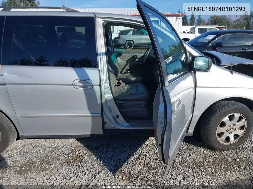 2004 HONDA ODYSSEY VIN 5FNRL18074B101293 — фото 5