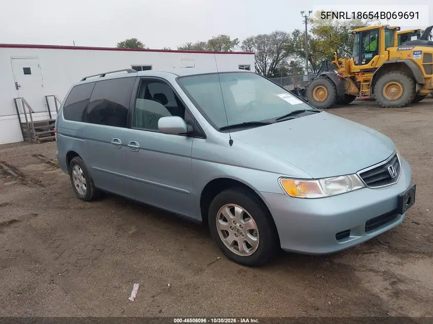 HONDA ODYSSEY 2004, VIN 5FNRL18654B069691