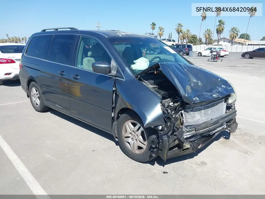 HONDA ODYSSEY 2006, VIN 5FNRL384X6B420964