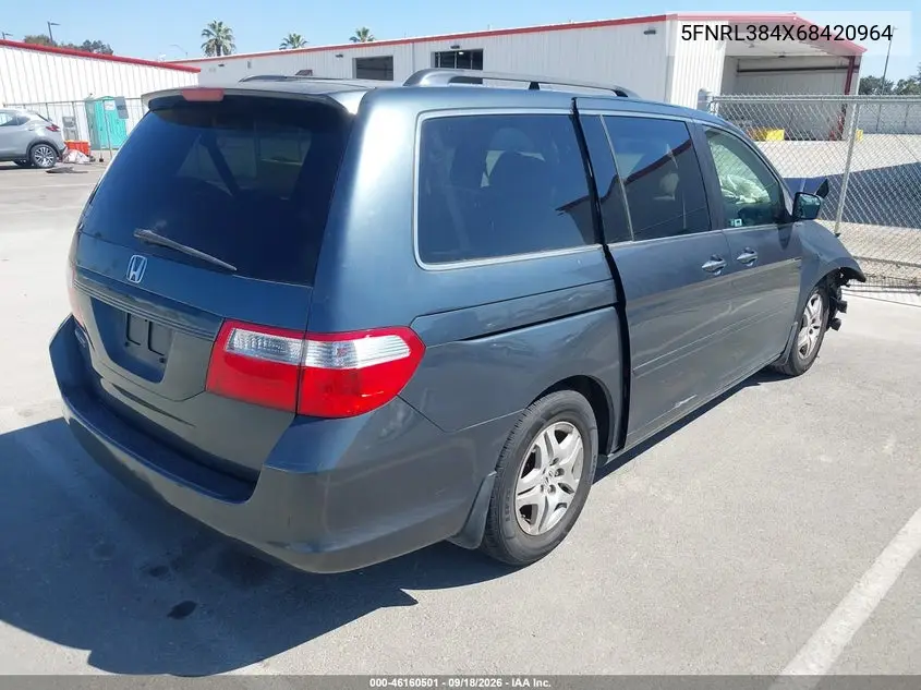 2006 HONDA ODYSSEY VIN 5FNRL384X6B420964 — фото 4