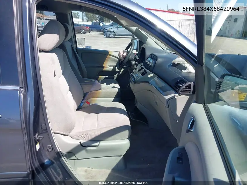 2006 HONDA ODYSSEY VIN 5FNRL384X6B420964 — фото 5