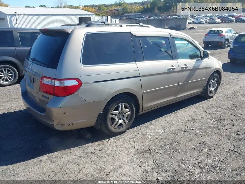 2006 HONDA ODYSSEY VIN 5FNRL384X6B084054 — фото 4