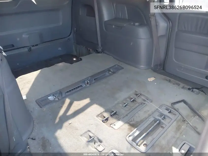 2006 HONDA ODYSSEY VIN 5FNRL38626B096524 — фото 8