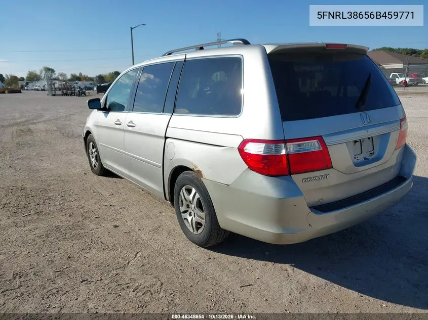 2006 HONDA ODYSSEY VIN 5FNRL38656B459771 — фото 3