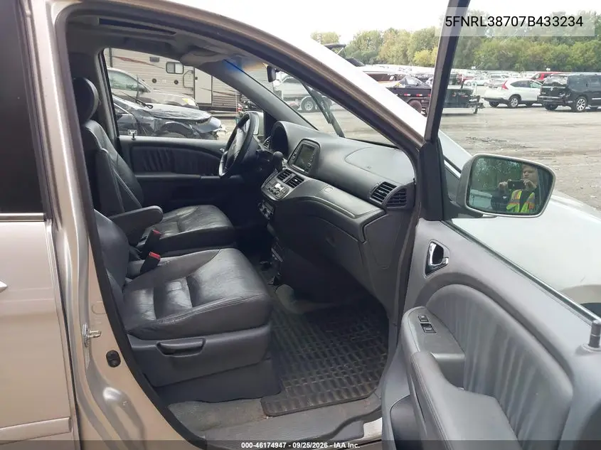 2007 HONDA ODYSSEY VIN 5FNRL38707B433234 — фото 5