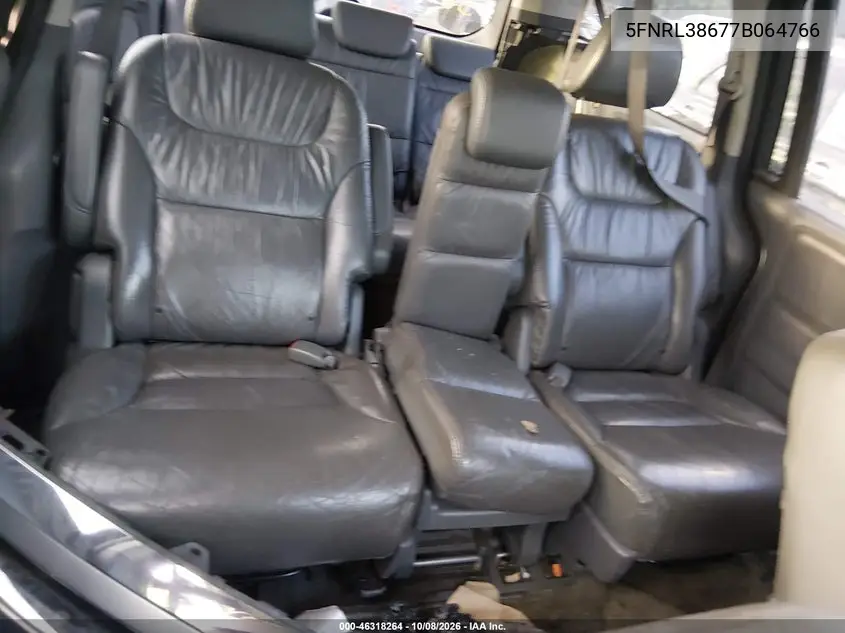 2007 HONDA ODYSSEY VIN 5FNRL38677B064766 — фото 8