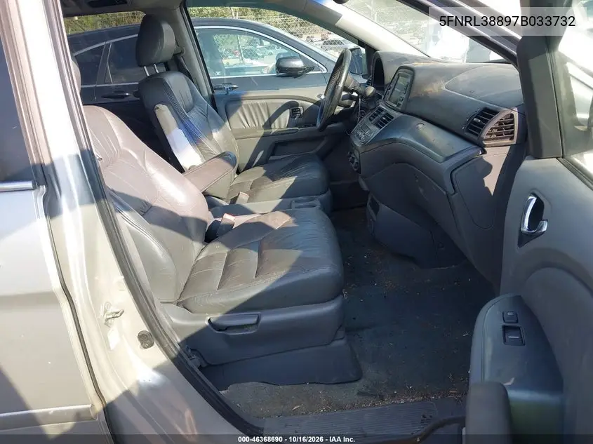 2007 HONDA ODYSSEY VIN 5FNRL38897B033732 — фото 5