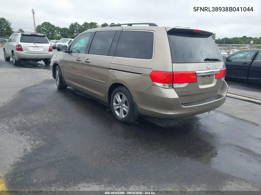 2008 HONDA ODYSSEY VIN 5FNRL38938B041044 — фото 3