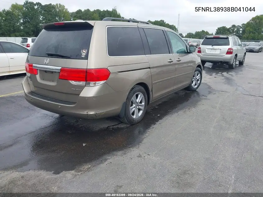 2008 HONDA ODYSSEY VIN 5FNRL38938B041044 — фото 4