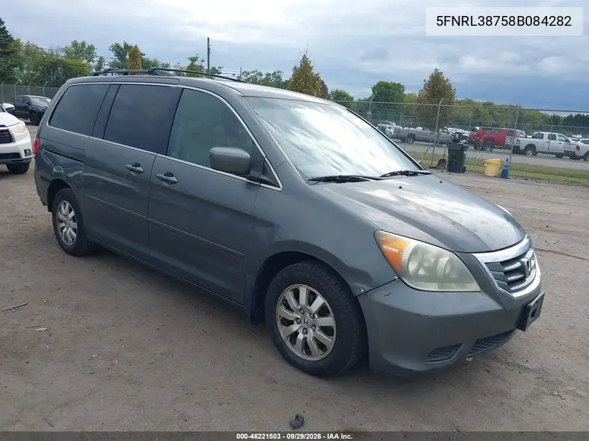 HONDA ODYSSEY 2008, VIN 5FNRL38758B084282