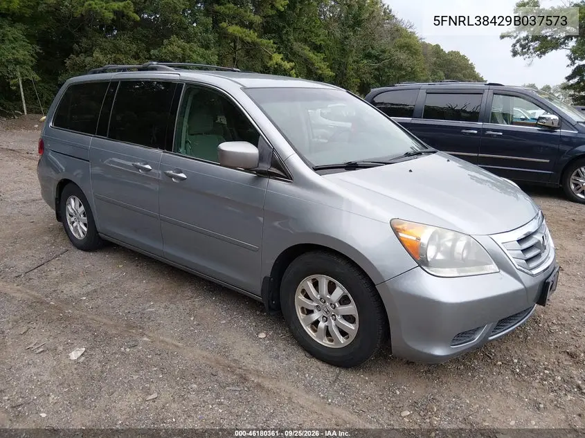 HONDA ODYSSEY 2009, VIN 5FNRL38429B037573