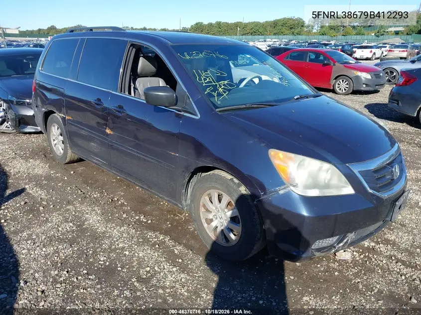 HONDA ODYSSEY 2009, VIN 5FNRL38679B412293
