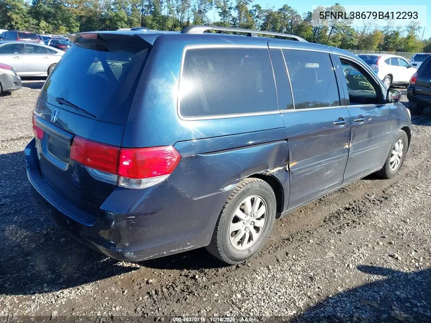 2009 HONDA ODYSSEY VIN 5FNRL38679B412293 — фото 4