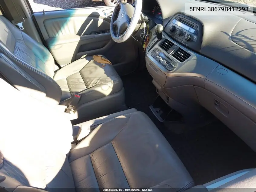 2009 HONDA ODYSSEY VIN 5FNRL38679B412293 — фото 5