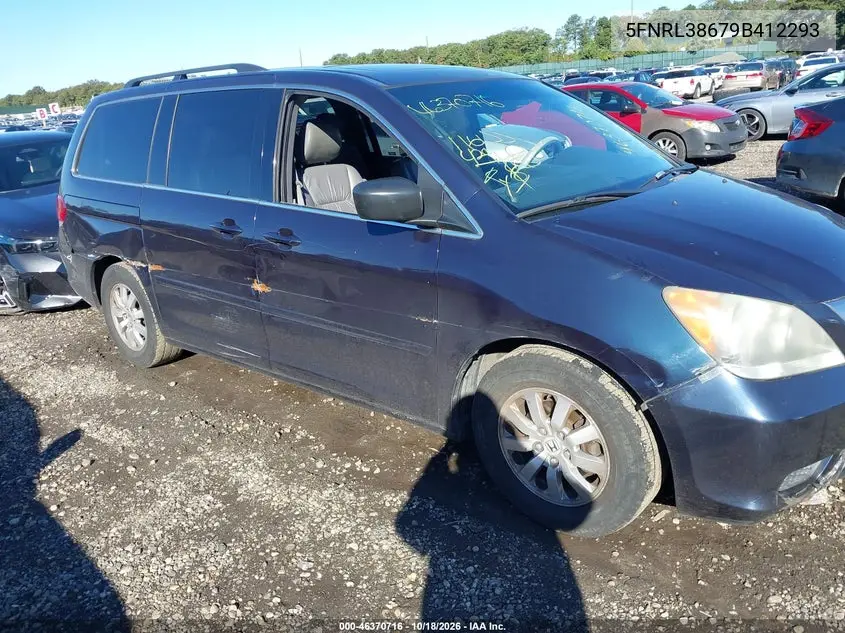 2009 HONDA ODYSSEY VIN 5FNRL38679B412293 — фото 6