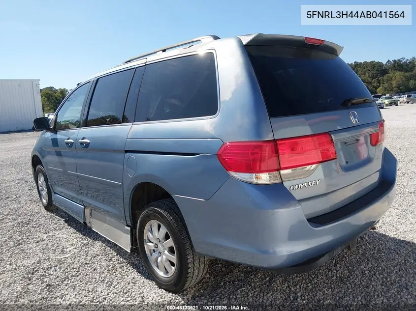 2010 HONDA ODYSSEY VIN 5FNRL3H44AB041564 — фото 3