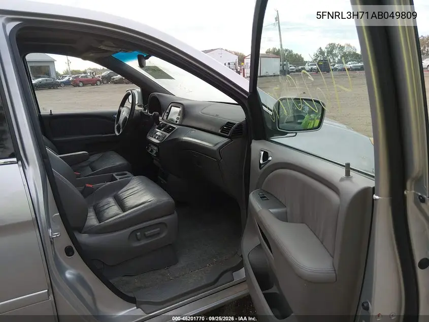 2010 HONDA ODYSSEY VIN 5FNRL3H71AB049809 — фото 5