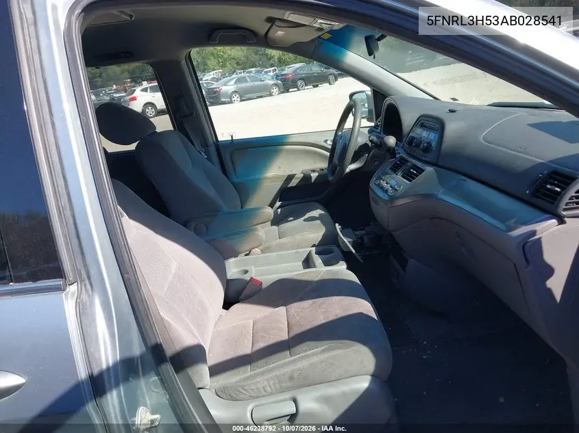 2010 HONDA ODYSSEY VIN 5FNRL3H53AB028541 — фото 5