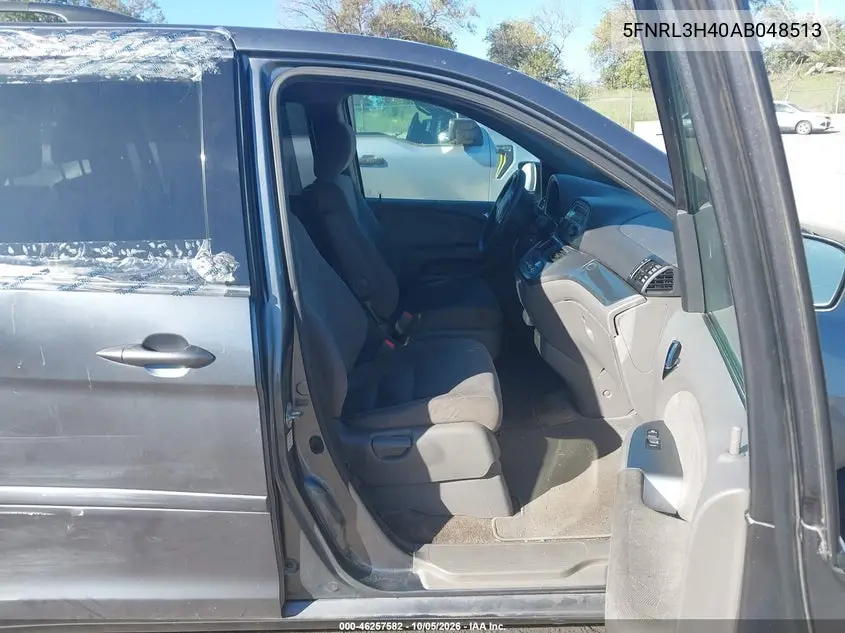2010 HONDA ODYSSEY VIN 5FNRL3H40AB048513 — фото 5