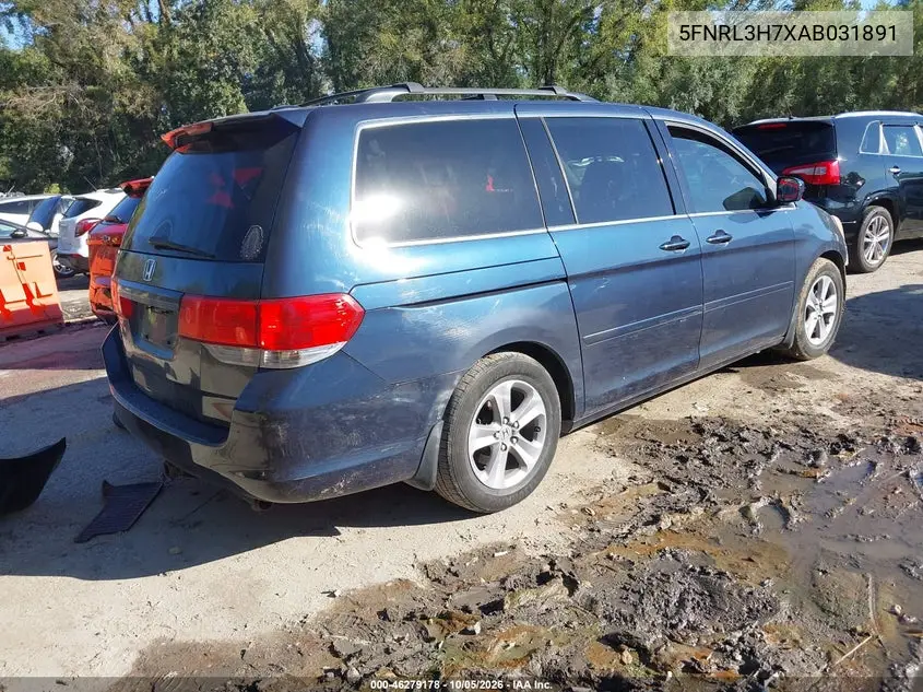 2010 HONDA ODYSSEY VIN 5FNRL3H7XAB031891 — фото 4